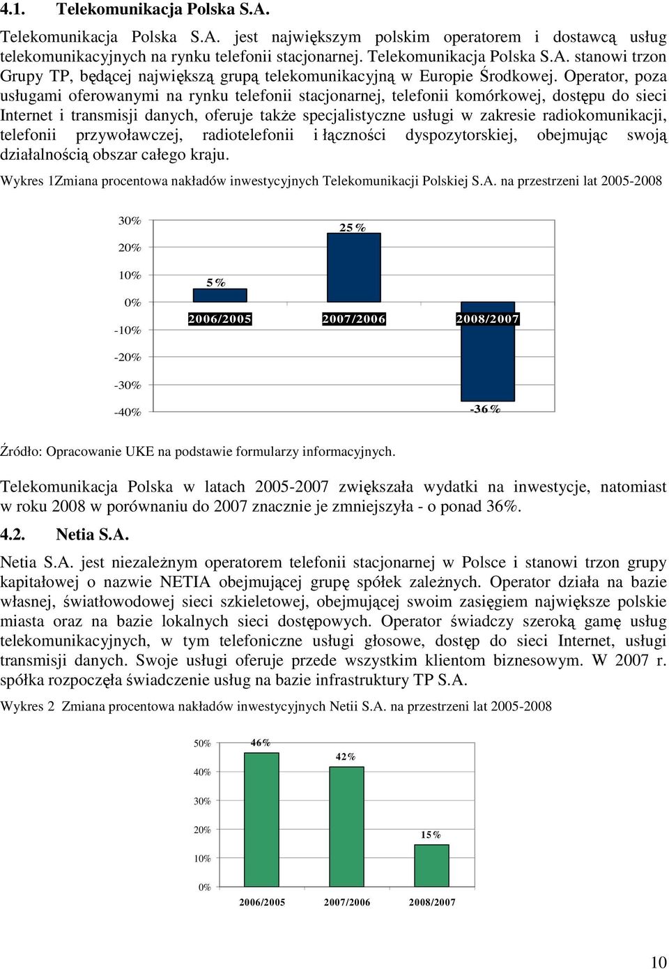 radiokomunikacji, telefonii przywoławczej, radiotelefonii i łączności dyspozytorskiej, obejmując swoją działalnością obszar całego kraju.