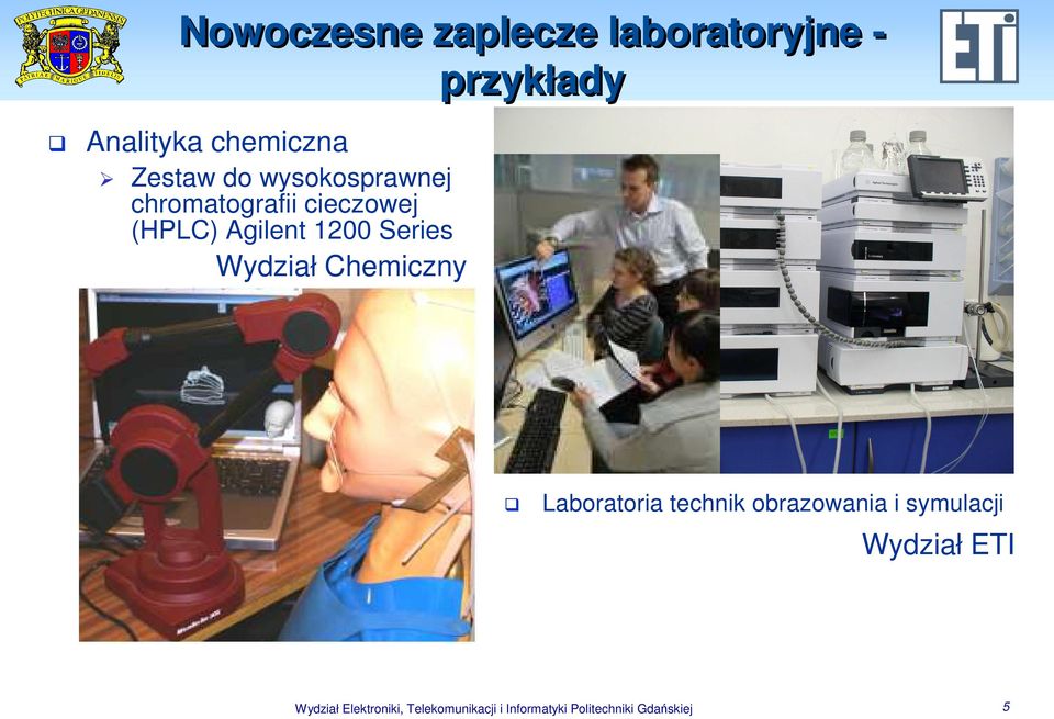 Wydział Chemiczny Laboratoria technik obrazowania i symulacji Wydział
