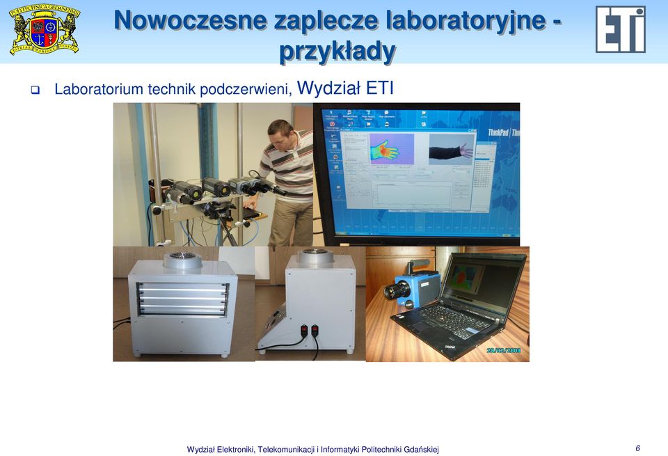 podczerwieni, Wydział ETI Wydział