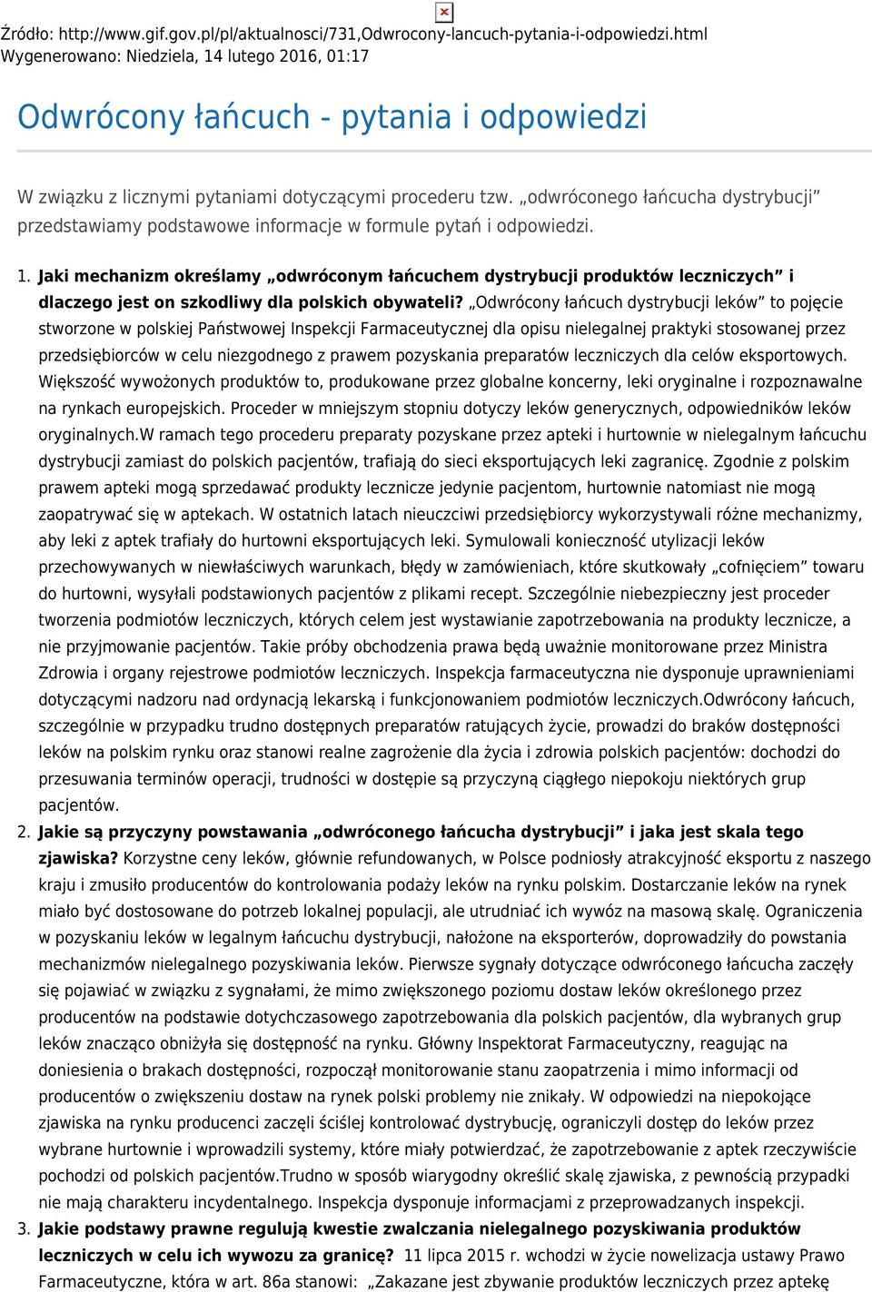 odwróconego łańcucha dystrybucji przedstawiamy podstawowe informacje w formule pytań i odpowiedzi. 1.