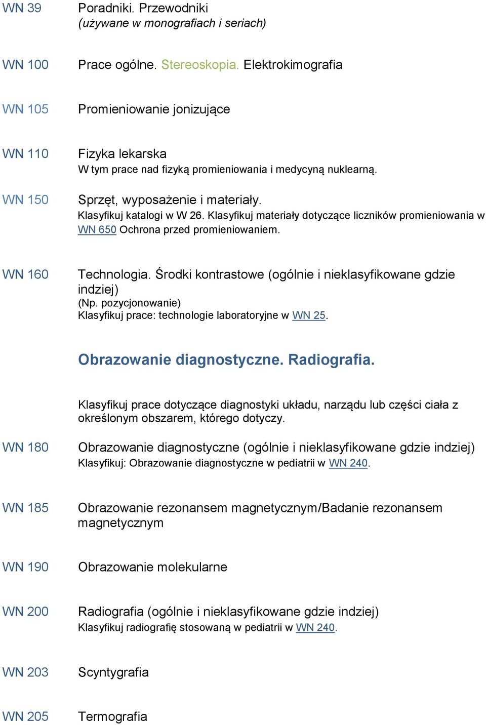 Klasyfikuj katalogi w W 26. Klasyfikuj materiały dotyczące liczników promieniowania w WN 650 Ochrona przed promieniowaniem. WN 160 Technologia.