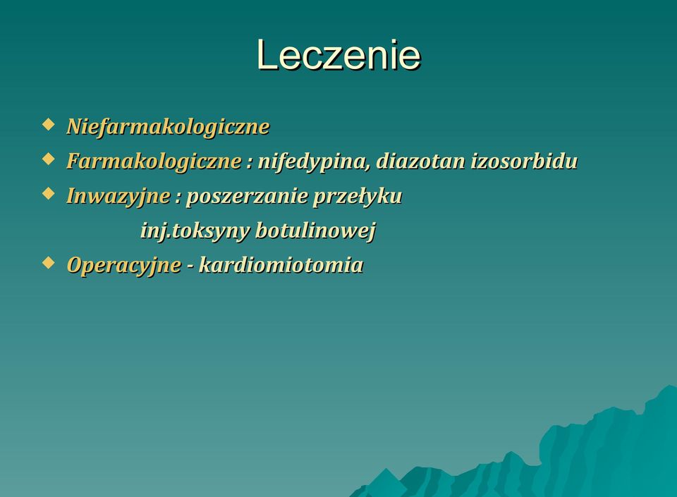 izosorbidu Inwazyjne : poszerzanie