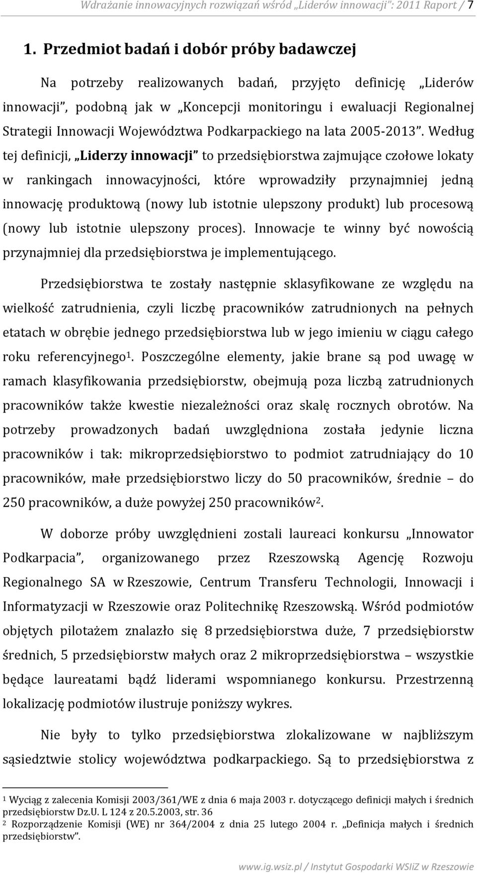 Województwa Podkarpackiego na lata 2005-2013.