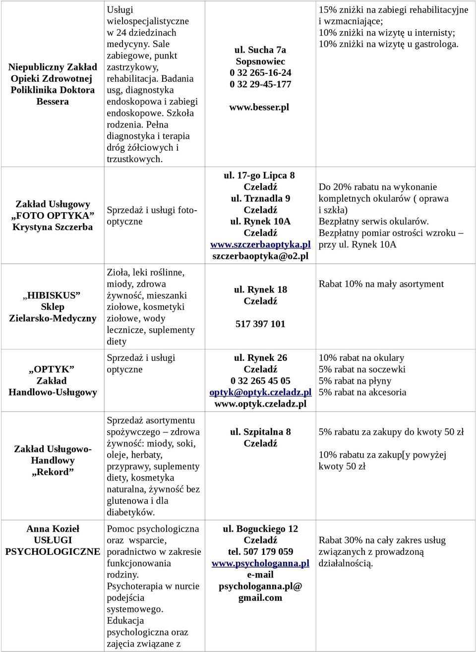 Badania usg, diagnostyka endoskopowa i zabiegi endoskopowe. Szkoła rodzenia. Pełna diagnostyka i terapia dróg żółciowych i trzustkowych.