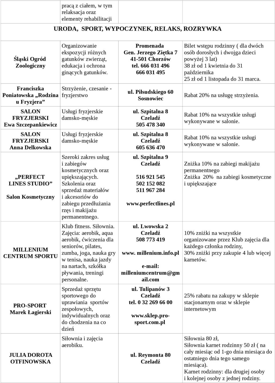 gatunków zwierząt, edukacja i ochrona ginących gatunków.