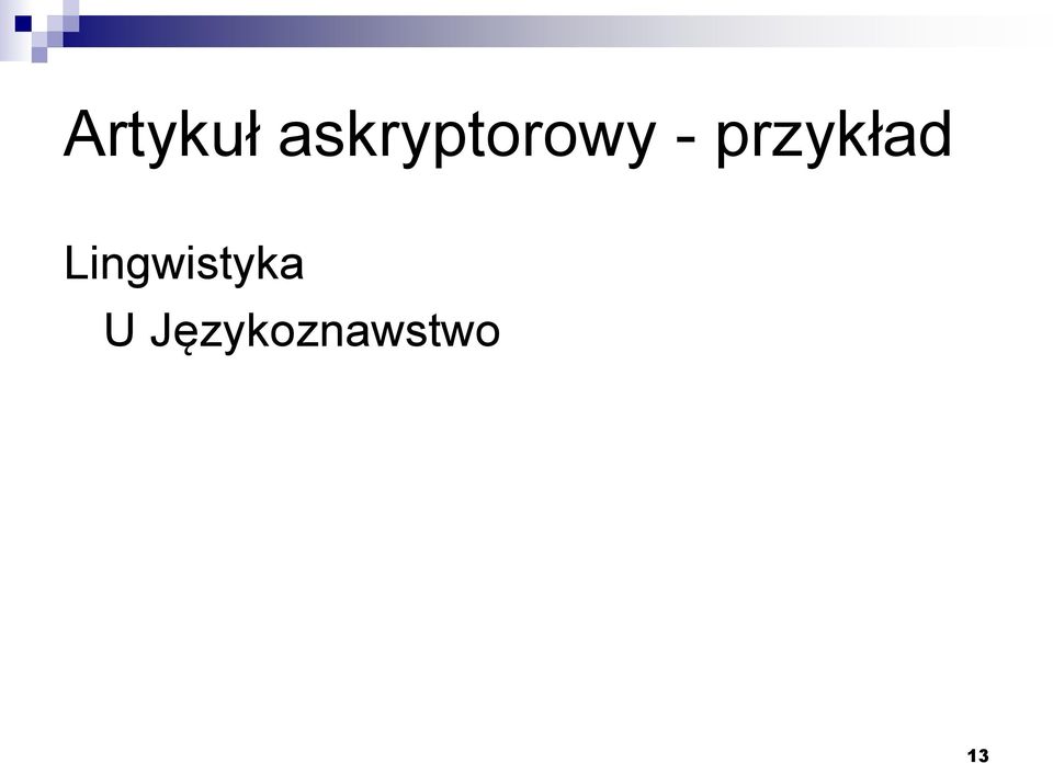 przykład