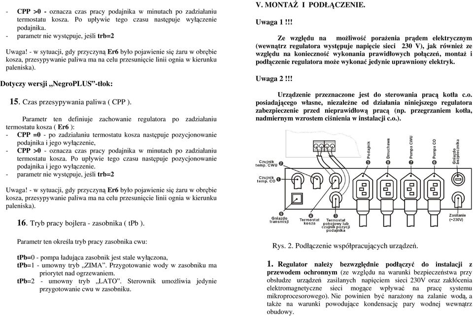 Czas przesypywania paliwa ( CPP ).