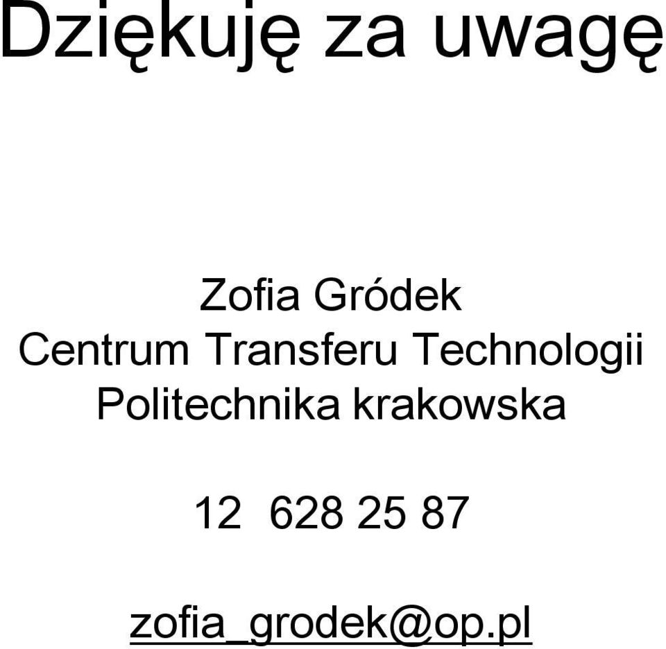 Technologii Politechnika