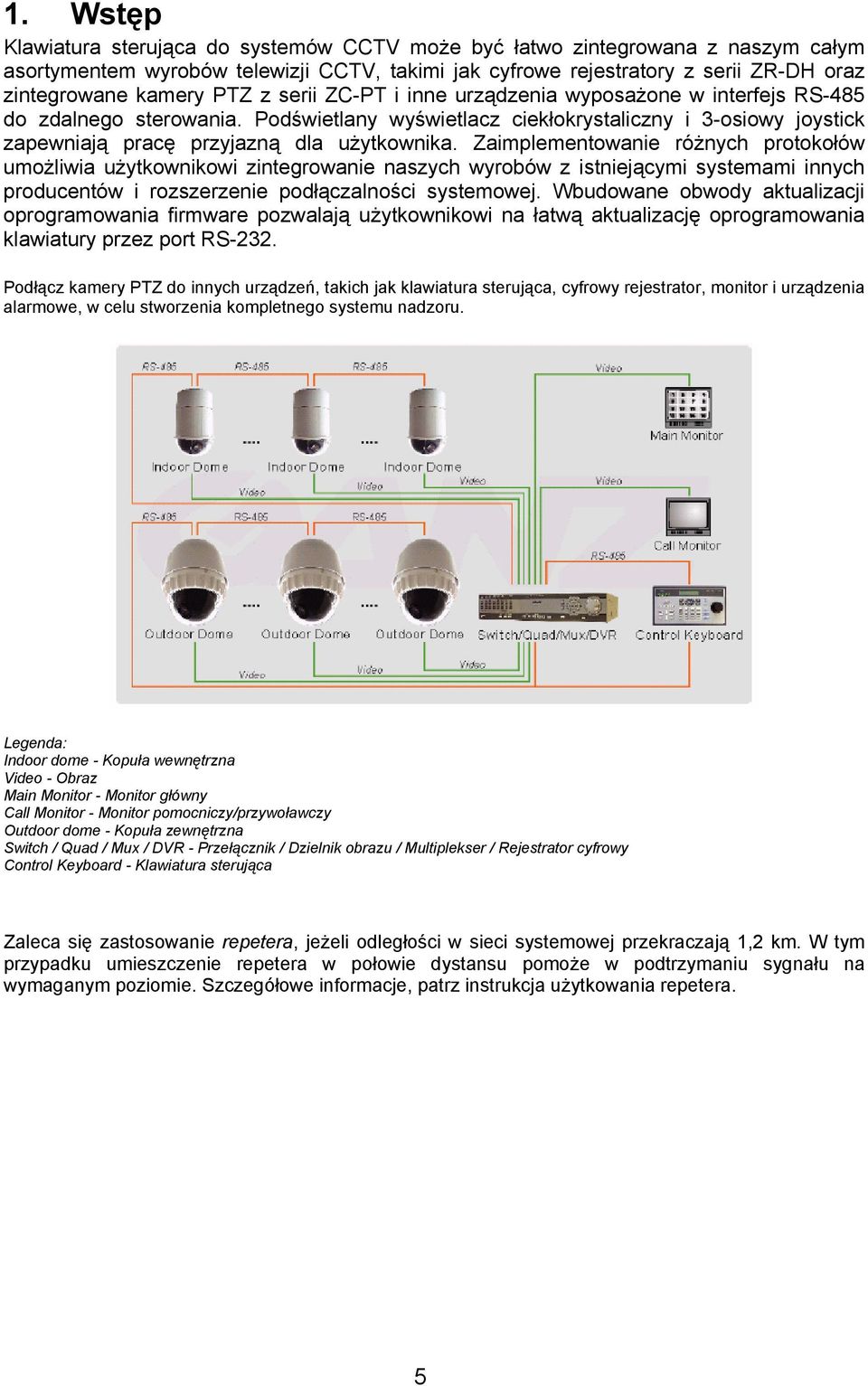 Zaimplementowanie różnych protokołów umożliwia użytkownikowi zintegrowanie naszych wyrobów z istniejącymi systemami innych producentów i rozszerzenie podłączalności systemowej.