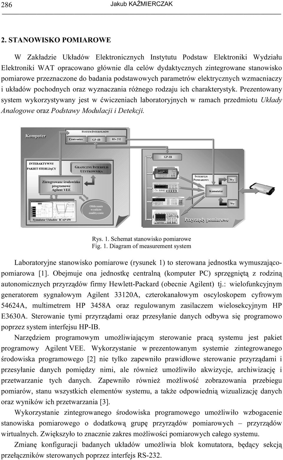 przeznaczone do badania podstawowych parametrów elektrycznych wzmacniaczy i układów pochodnych oraz wyznaczania różnego rodzaju ich charakterystyk.