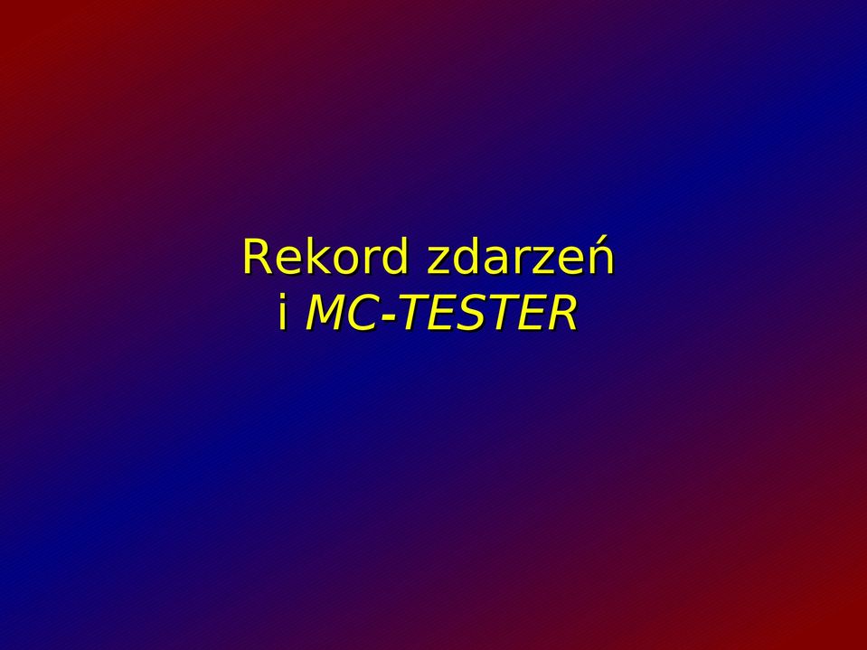 MC-TESTER