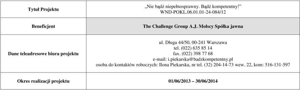 (022) 398 77 68 e-mail: i.piekarska@badzkompetentny.