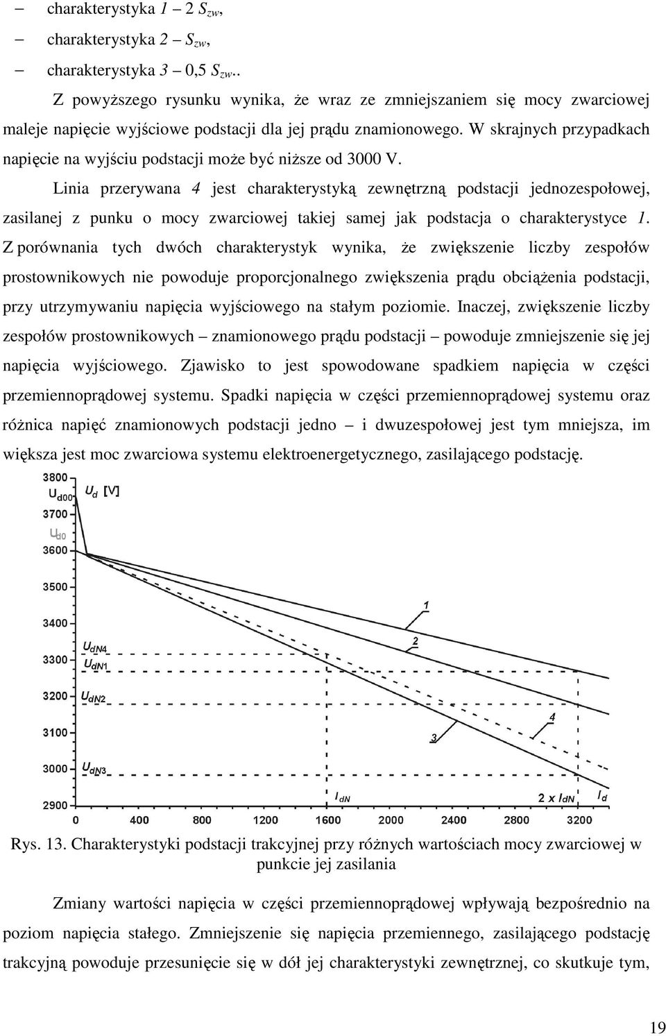 W skrajnych przypadkach napięcie na wyjściu podstacji moŝe być niŝsze od 3000 V.