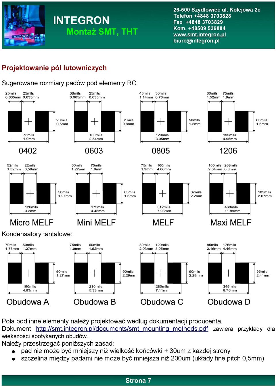 integron.pl/documents/smt_mounting_methods.pdf zawiera przykłady dla większości spotykanych obudów.