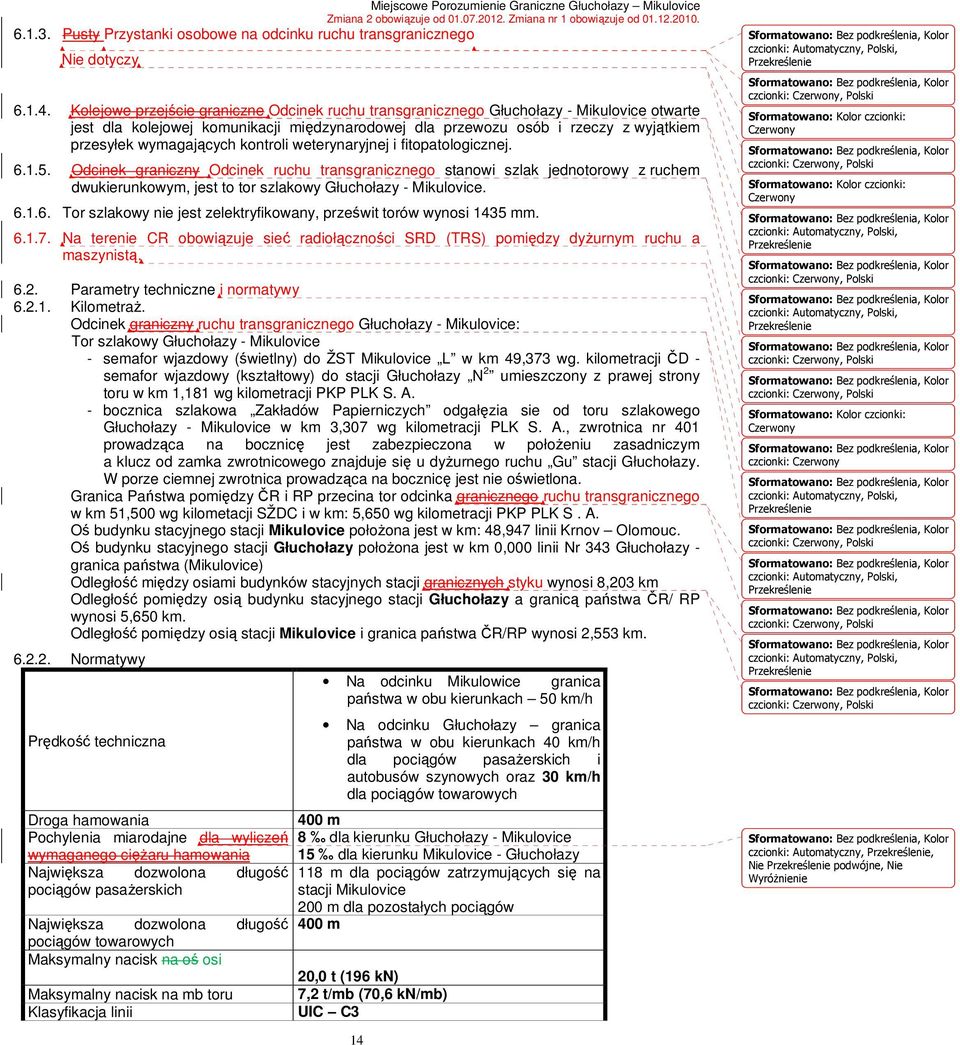 wymagających kontroli weterynaryjnej i fitopatologicznej. 6.1.5.