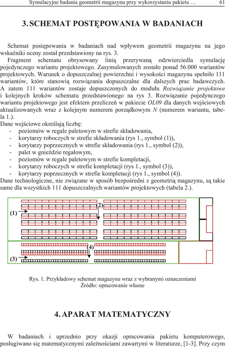 Fragment schematu obrysowany lini przerywan odzwierciedla symulacj pojedynczego wariantu projektowego. Zasymulowanych zostao ponad 56.000 wariantów projektowych.