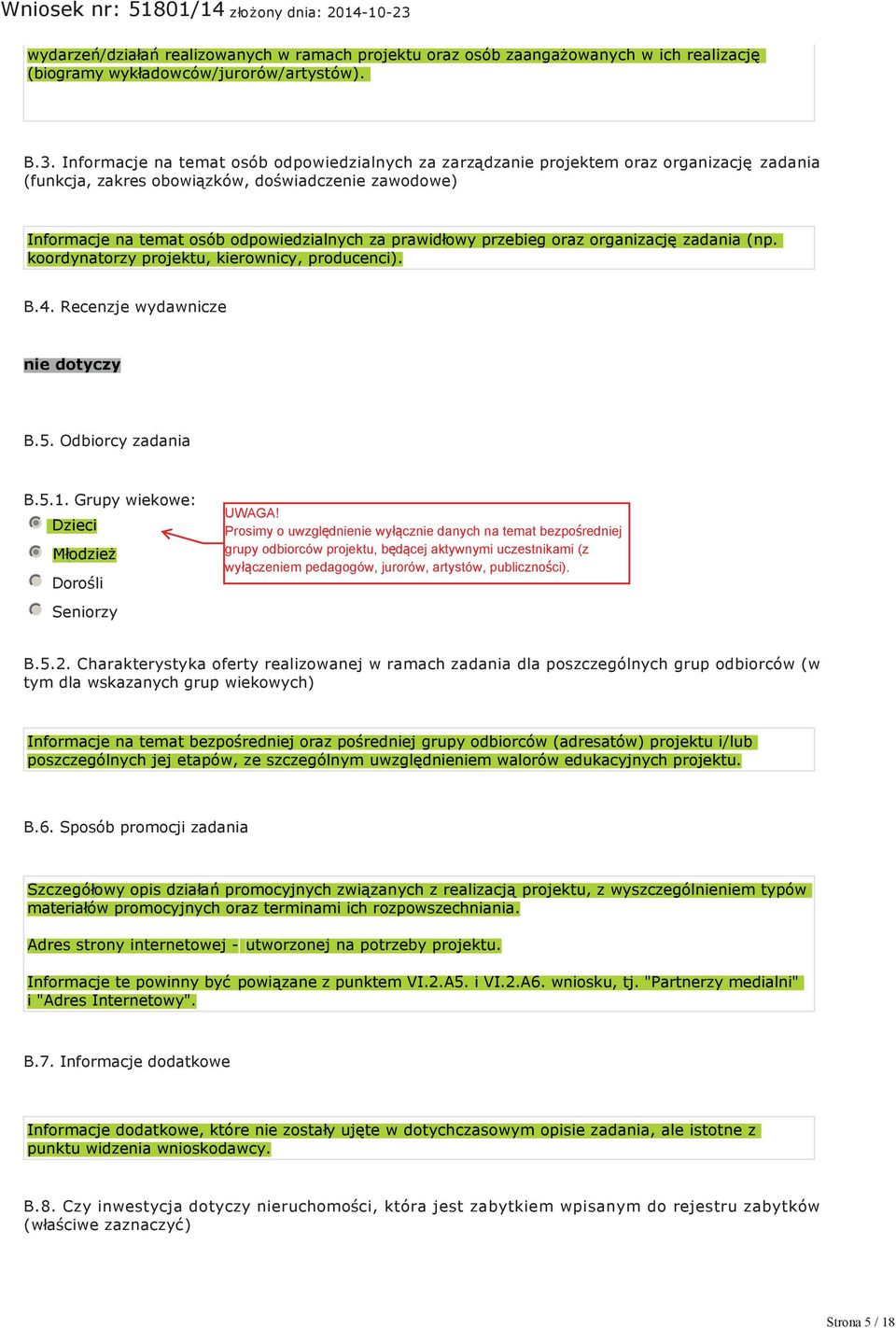 będącej aktywnymi uczestnikami (z wyłączeniem