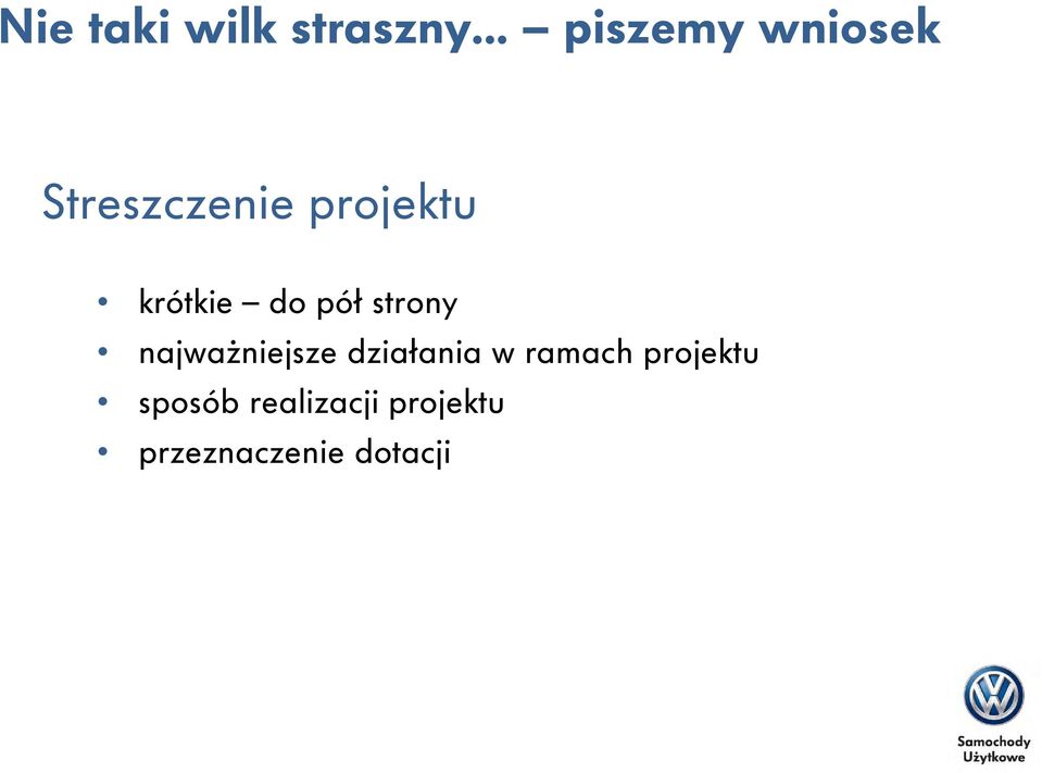 krótkie do pół strony najważniejsze