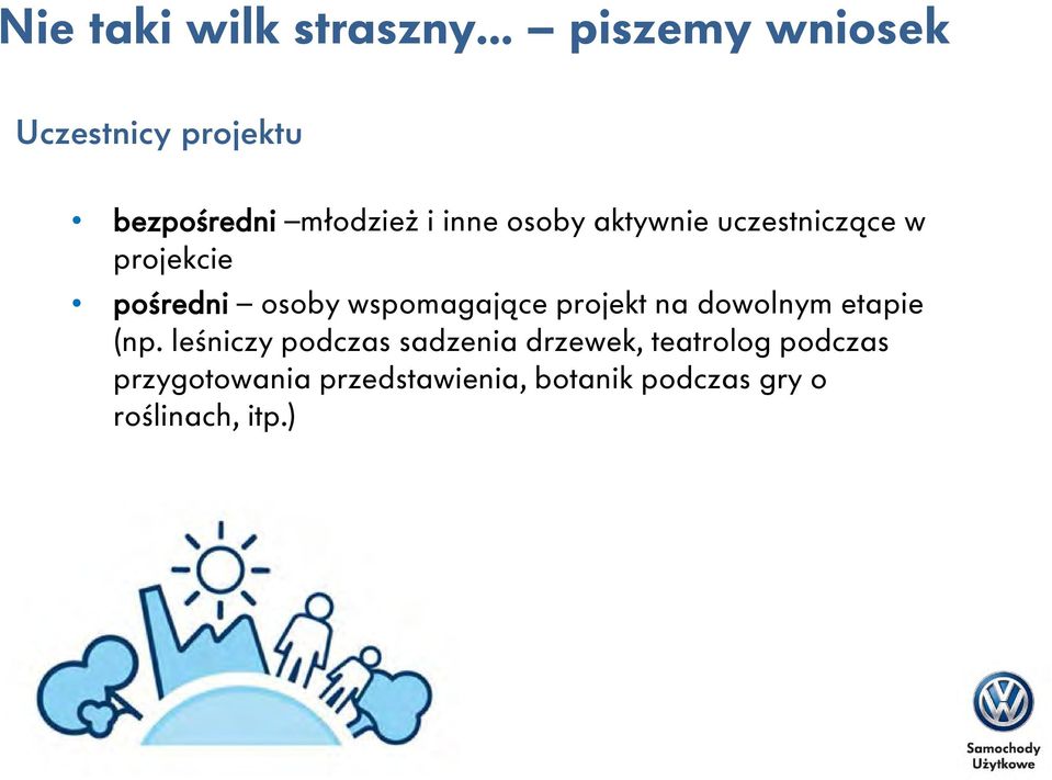 aktywnie uczestniczące w projekcie pośredni osoby wspomagające projekt na