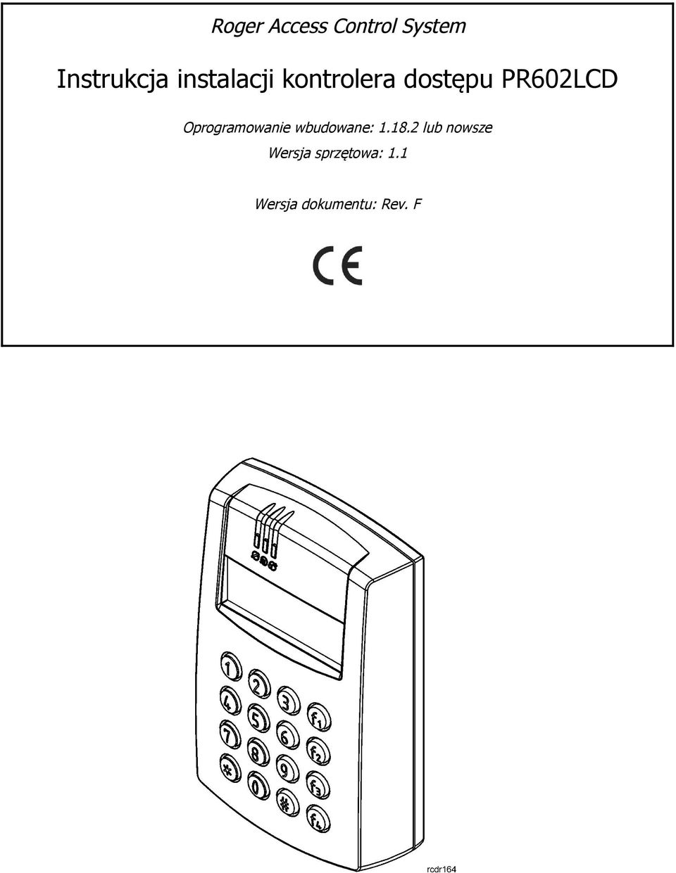 Oprogramowanie wbudowane: 1.18.