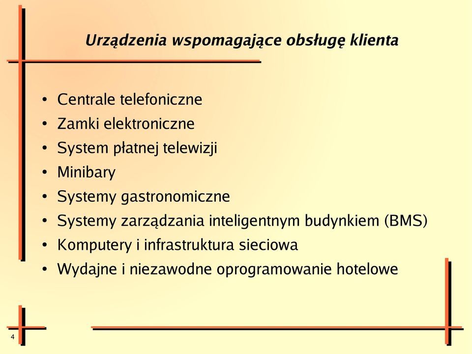 gastronomiczne Systemy zarządzania inteligentnym budynkiem (BMS)