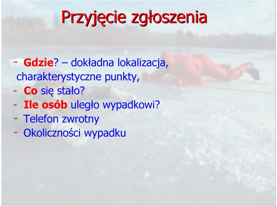 punkty, - Co się stało?