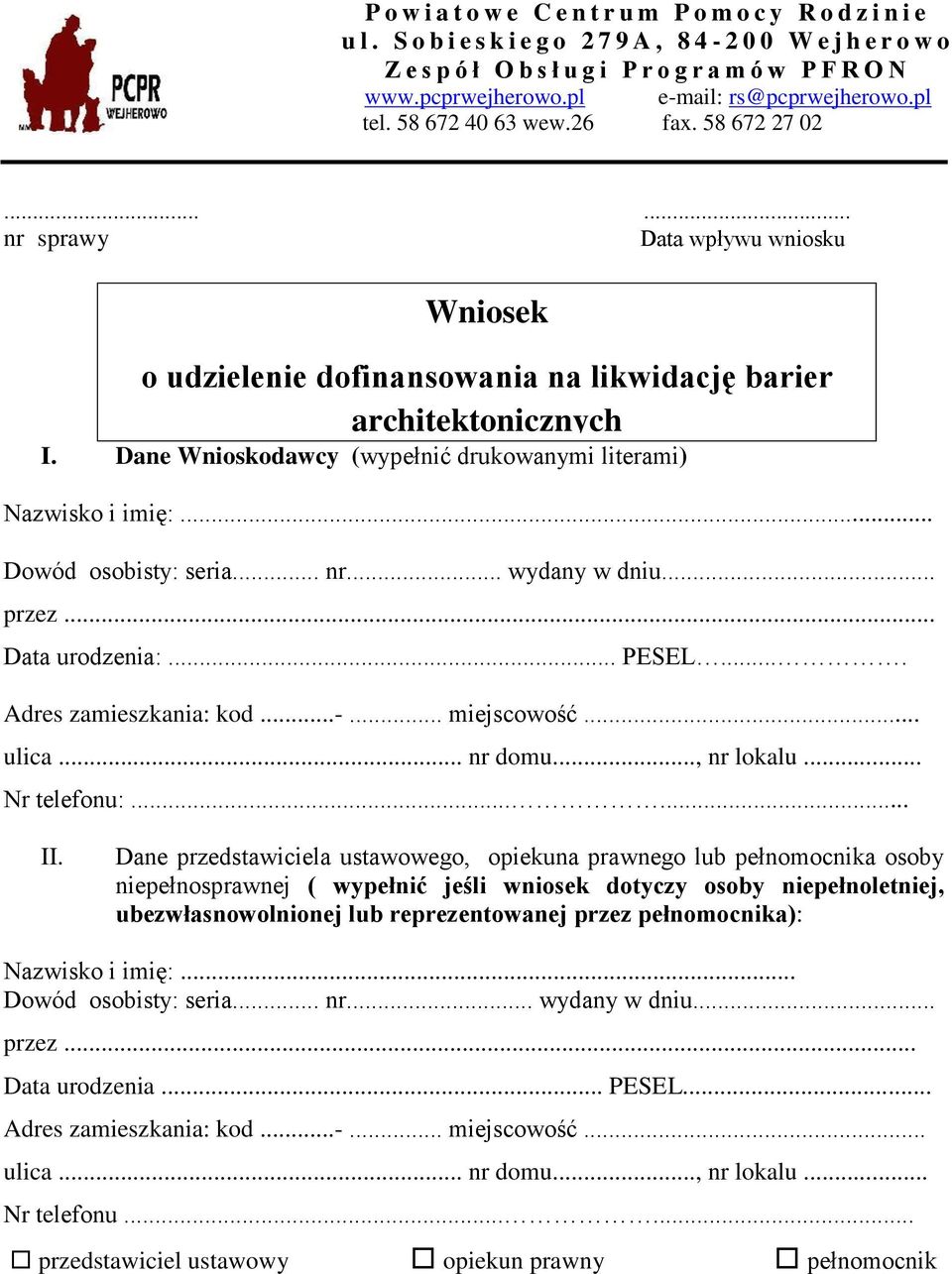 Dane Wnioskodawcy (wypełnić drukowanymi literami) architektoniczn Nazwisko i imię:... architektonicznych Dowód osobisty: seria... nr... wydany w dniu... przez... Data urodzenia:... PESEL.