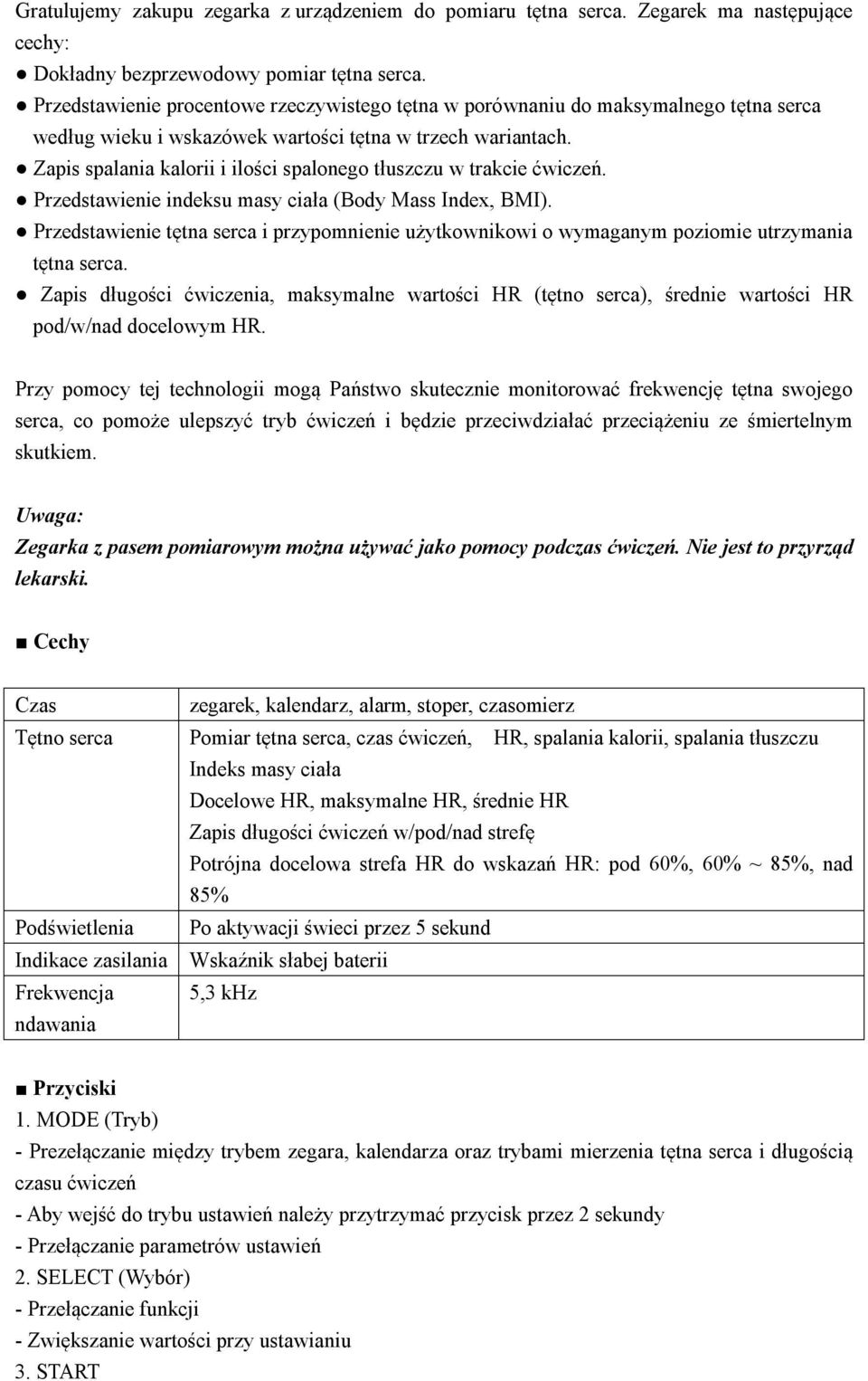 Zapis spalania kalorii i ilości spalonego tłuszczu w trakcie ćwiczeń. Przedstawienie indeksu masy ciała (Body Mass Index, BMI).