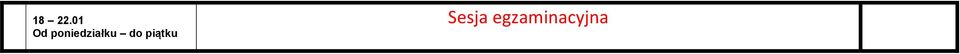 poniedziałku