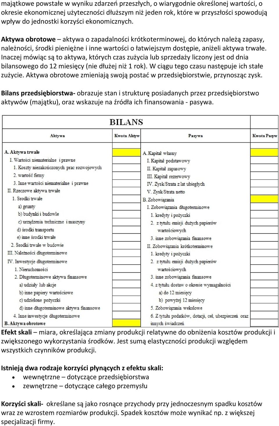 Inaczej mówiąc są to aktywa, których czas zużycia lub sprzedaży liczony jest od dnia bilansowego do 12 miesięcy (nie dłużej niż 1 rok). W ciągu tego czasu następuje ich stałe zużycie.