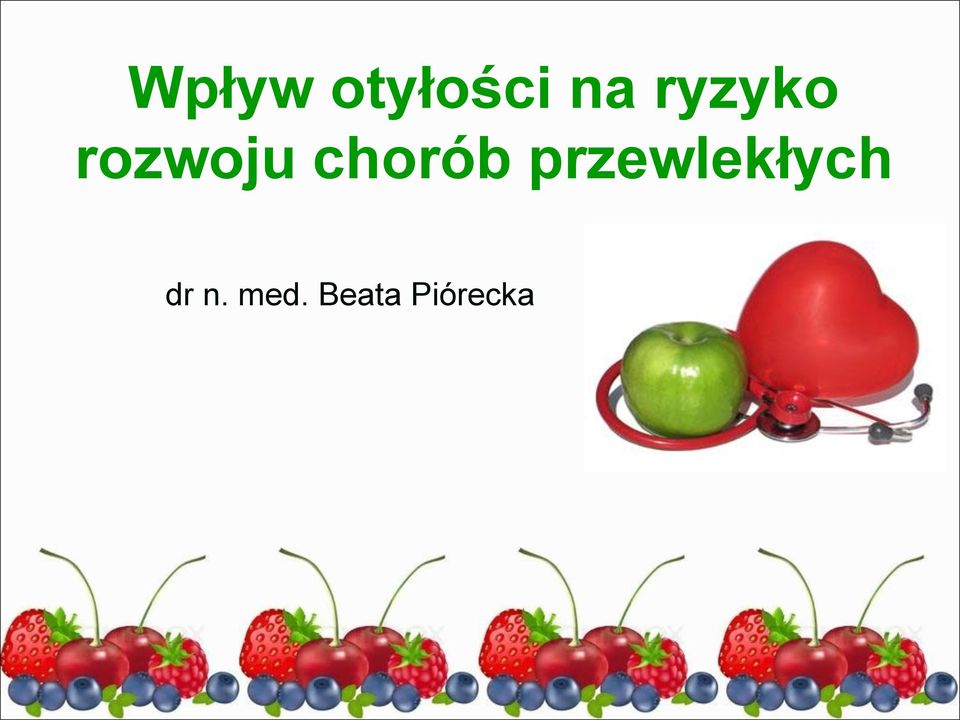 chorób przewlekłych