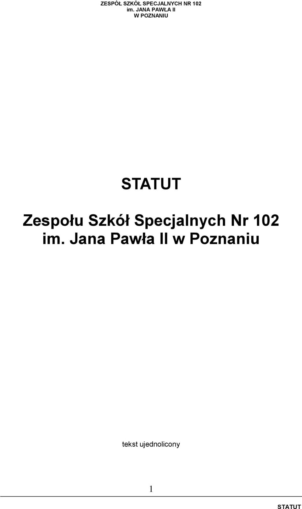 im. Jana Pawła II w