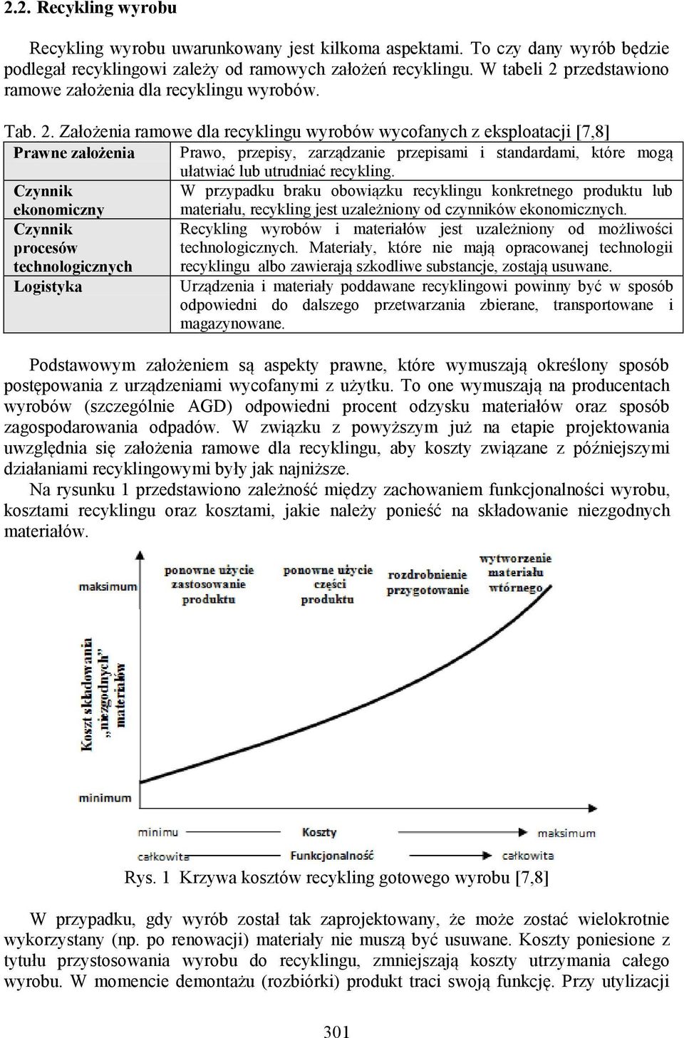 Czyik W przypadku braku obowiązku recykligu kokretego produktu lub ekoomiczy materiału, recyklig jest uzależioy od czyików ekoomiczych.