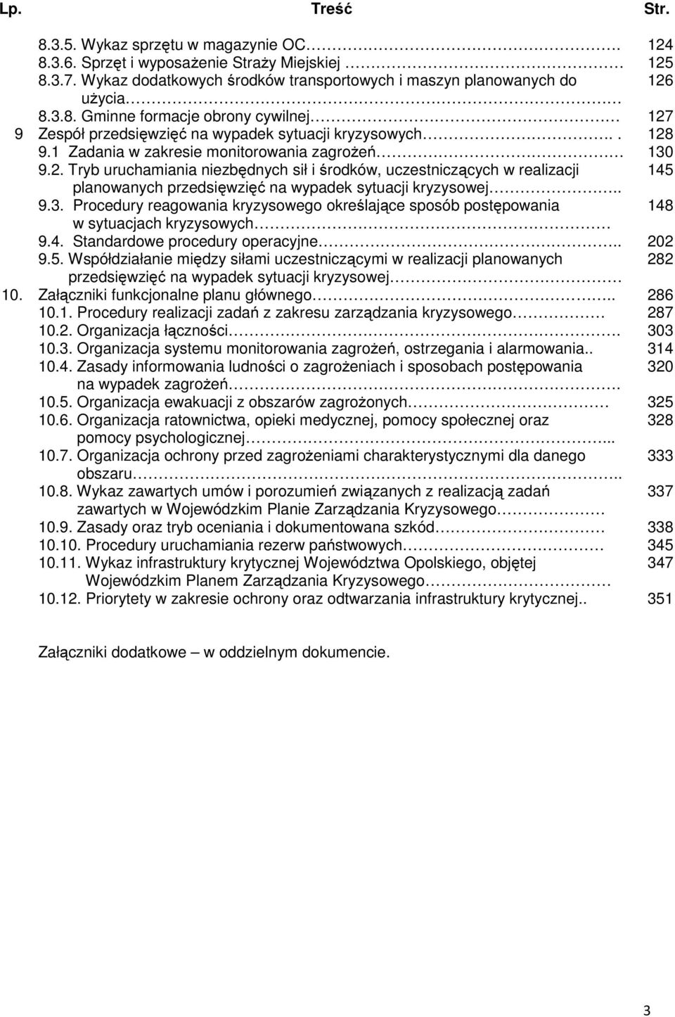 4. Standardowe procedury operacyjne.. 202 9.5.