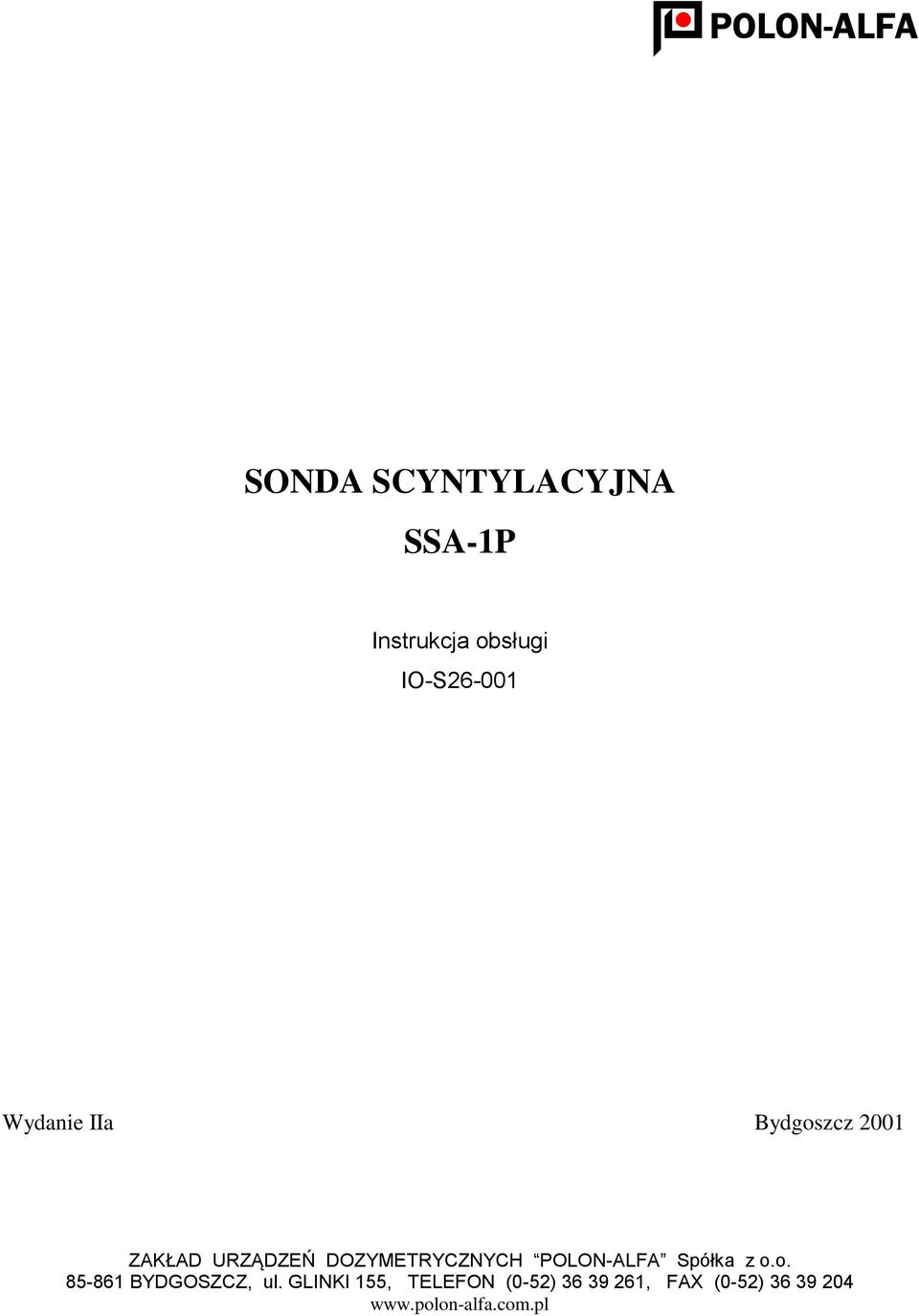 Spółka z o.o. 85-861 BYDGOSZCZ, ul.