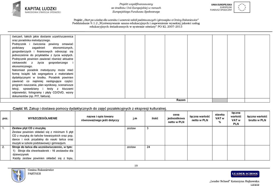 Podręcznik powinien zawierać również aktualne ciekawostki z życia gospodarczego i ekonomicznego.