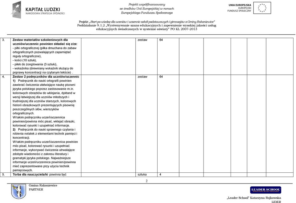 Zestaw 2 podręczników dla uczniów/uczennic zestaw 64 1) Podręcznik do nauki ortografii powini