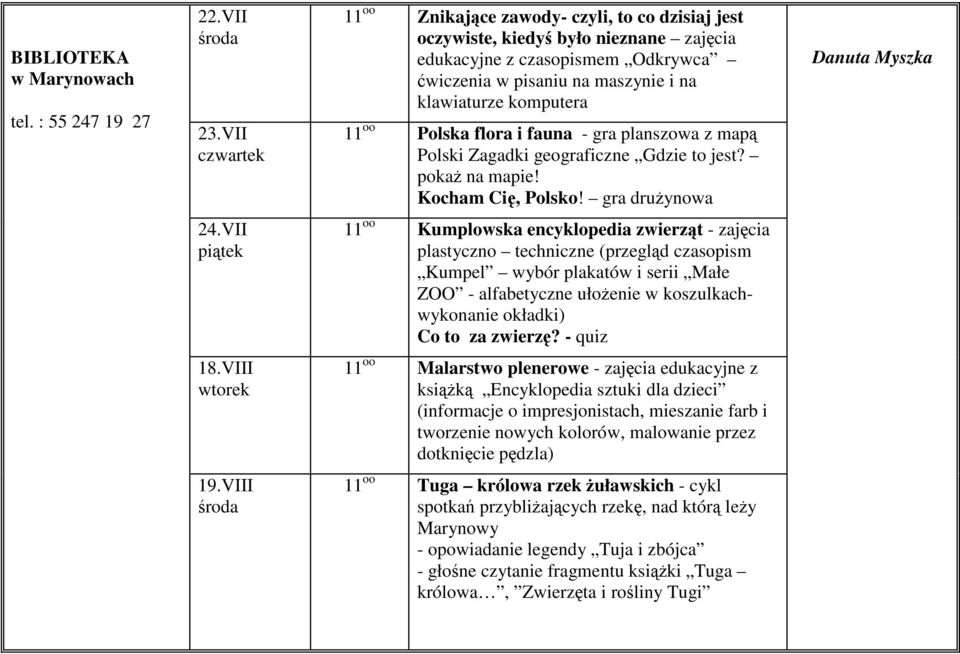 flora i fauna - gra planszowa z mapą Polski Zagadki geograficzne Gdzie to jest? pokaŝ na mapie! Kocham Cię, Polsko! gra druŝynowa Danuta Myszka 24.