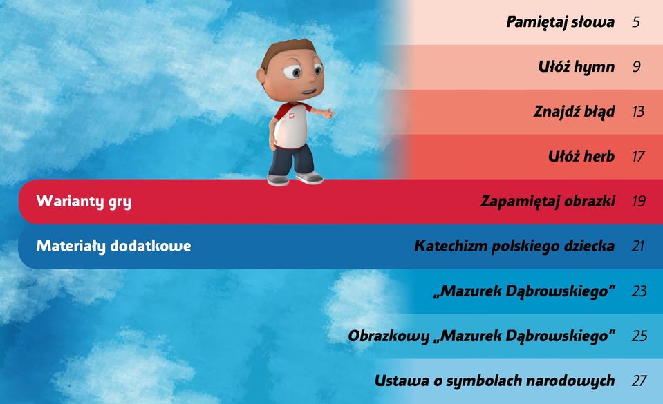 Katechizm polskiego dziecka 21 Mazurek Dąbrowskiego 23