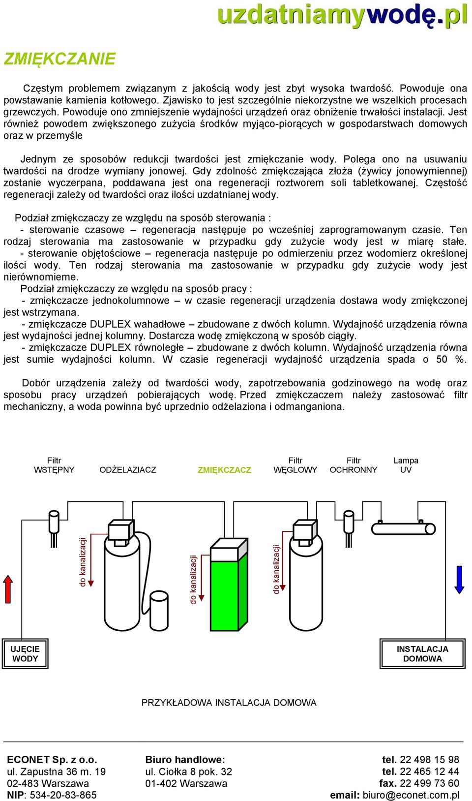 Jest również powodem zwiększonego zużycia środków myjąco-piorących w gospodarstwach domowych oraz w przemyśle Jednym ze sposobów redukcji twardości jest zmiękczanie wody.