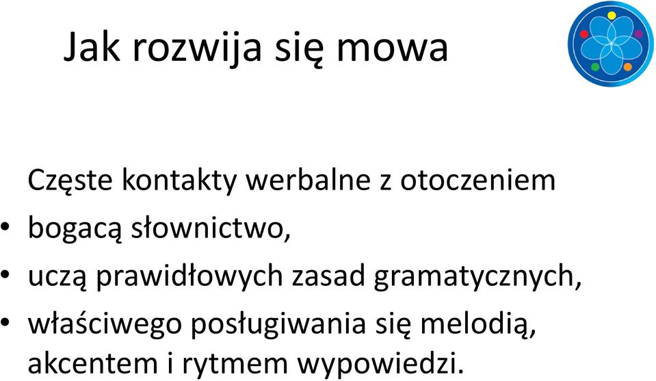 prawidłowych zasad gramatycznych, właściwego