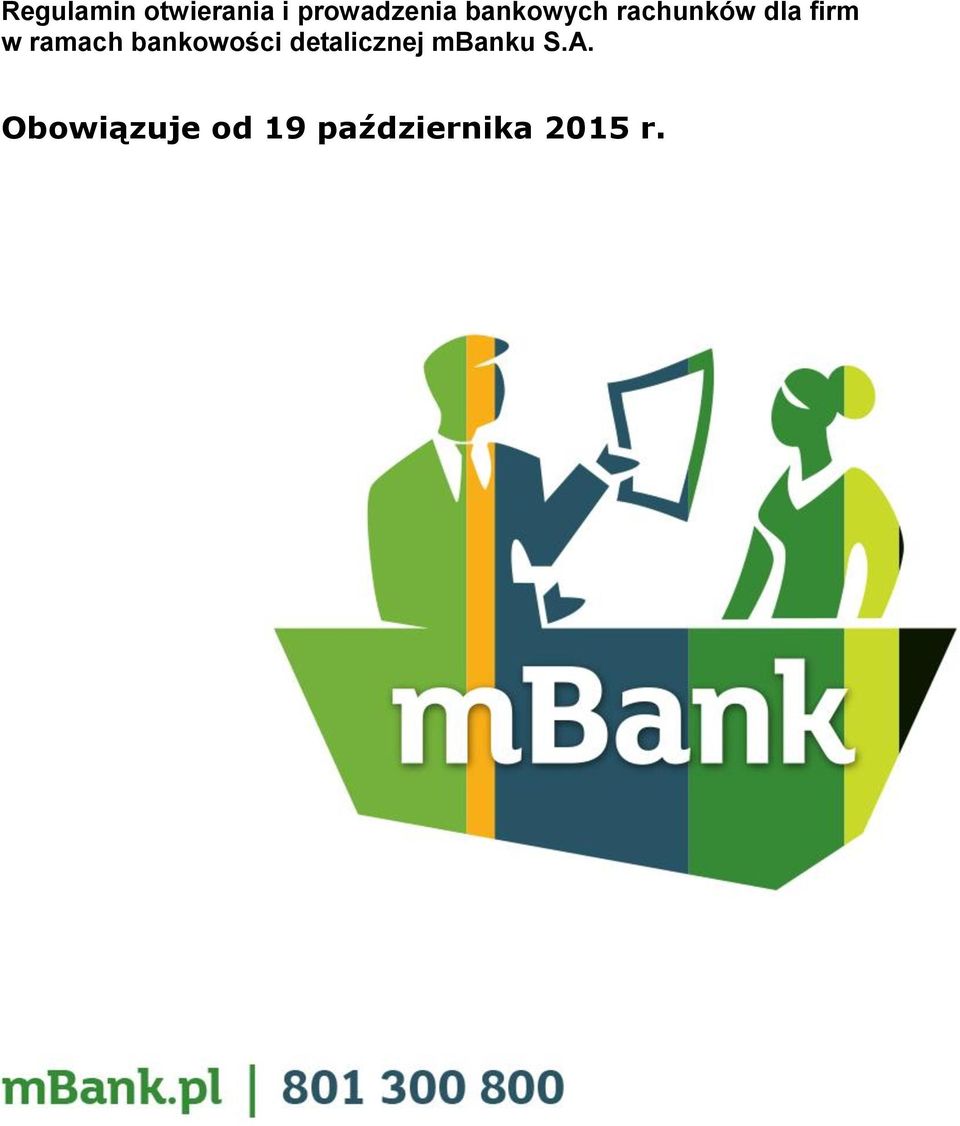 ramach bankowości detalicznej mbanku
