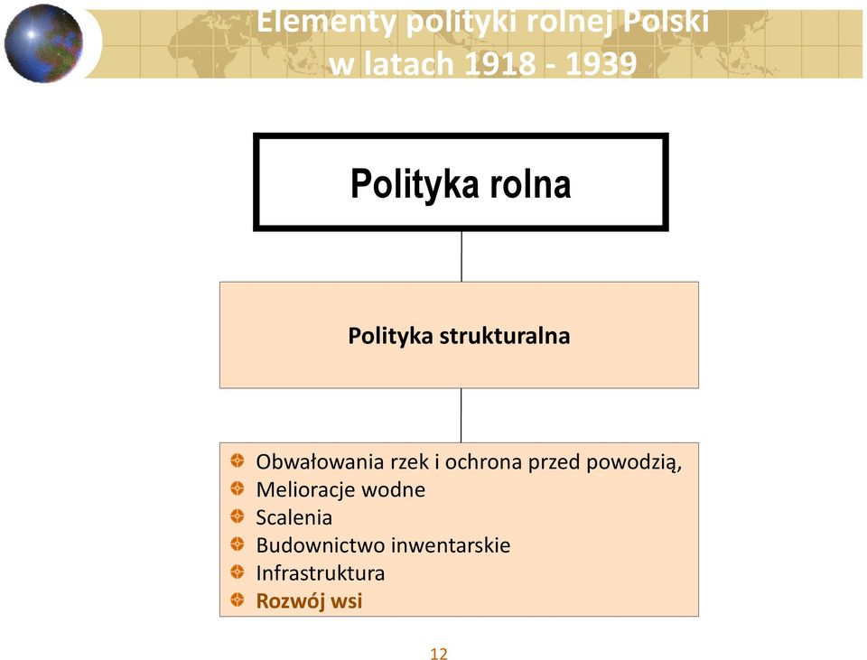 rzek i ochrona przed powodzią, Melioracje wodne