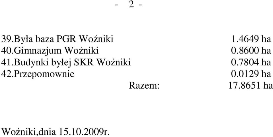 Budynki byłej SKR Woźniki 42.