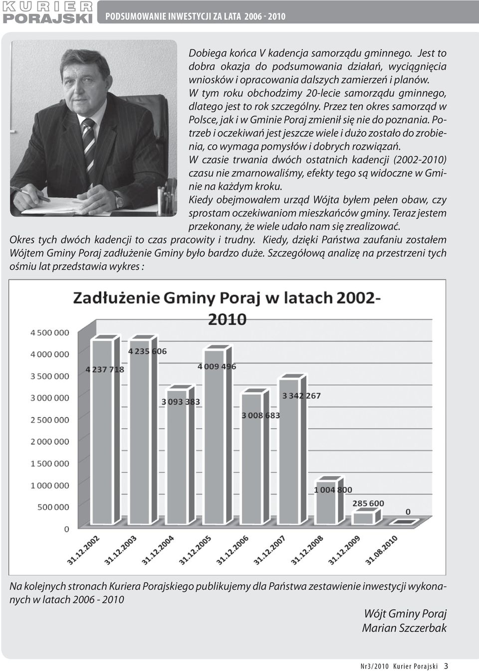 Potrzeb i oczekiwań jest jeszcze wiele i dużo zostało do zrobienia, co wymaga pomysłów i dobrych rozwiązań.