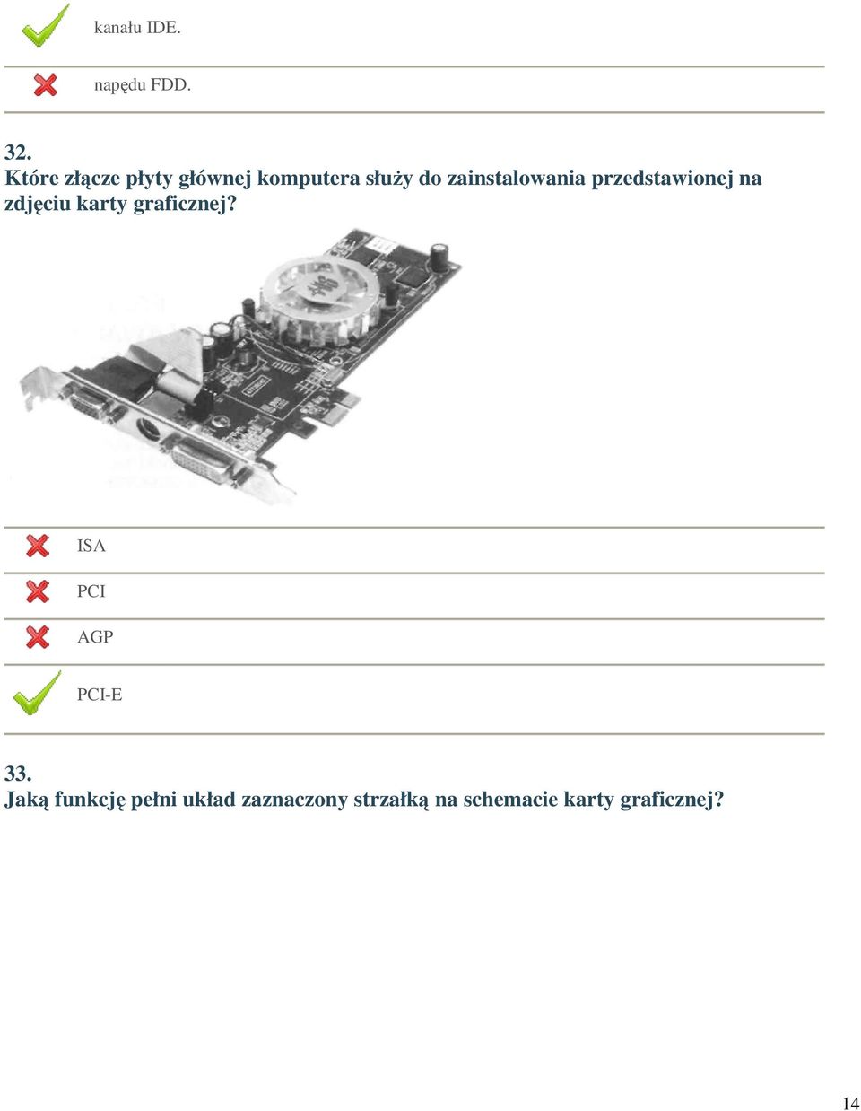 zainstalowania przedstawionej na zdjęciu karty graficznej?