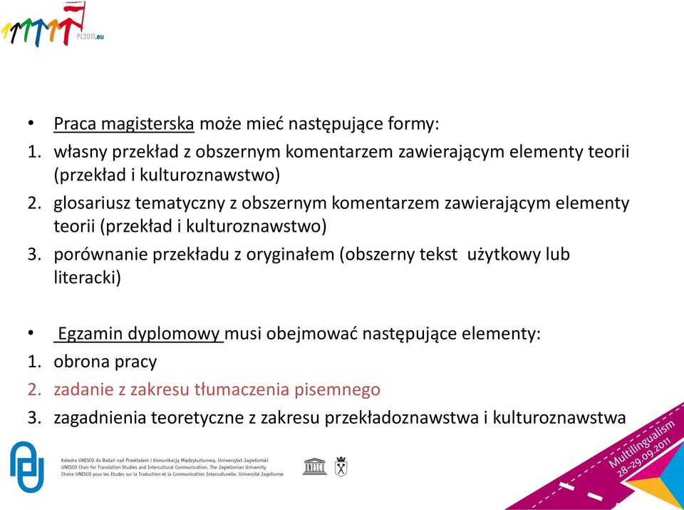 glosariusz tematyczny z obszernym komentarzem zawierającym elementy teorii (przekład i kulturoznawstwo) 3.