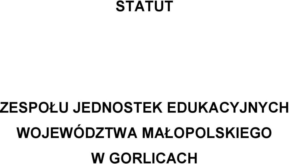 EDUKACYJNYCH