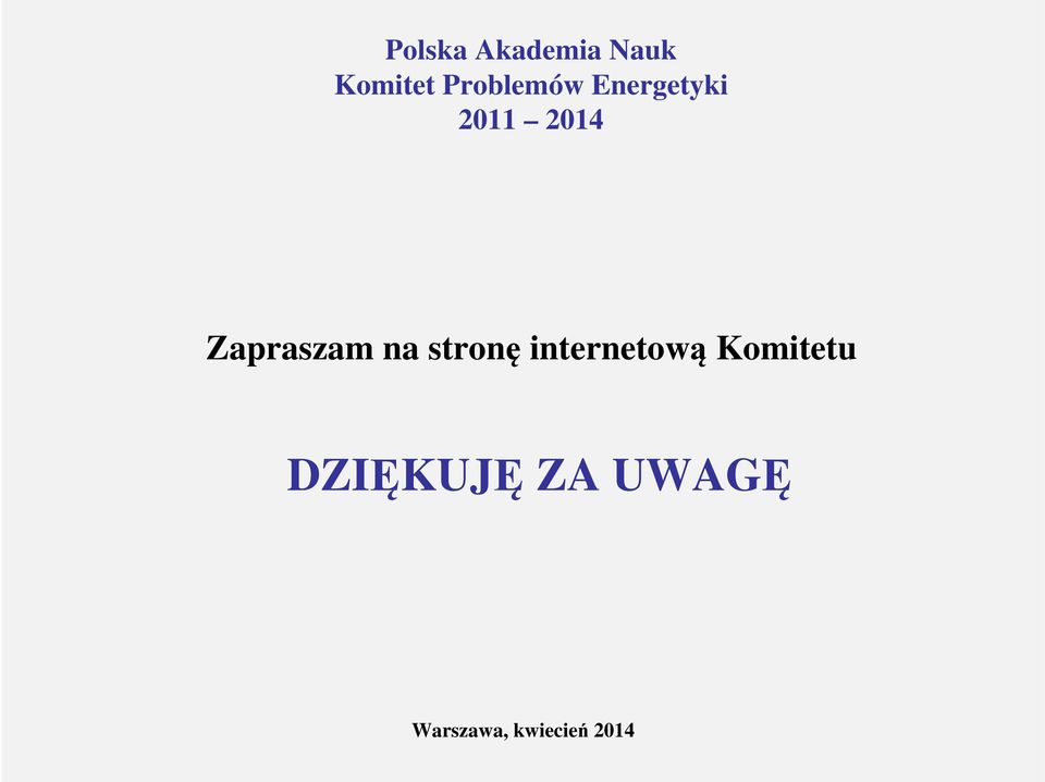 2014 Zapraszam na stronę