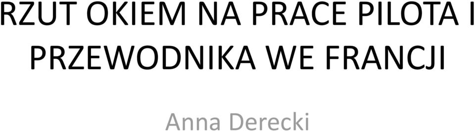 PRZEWODNIKA WE